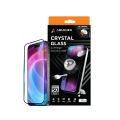 Ablemen FF 5X Crystal Glass ฟิล์มกระจกเต็มจอแบบใสขอบดำ - iPhone 16 Pro Max