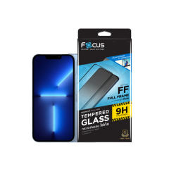 Focus Tempered Glass Full Frame Black ( ฟิล์มกระจก iPhone 13 แบบเต็มจอ )