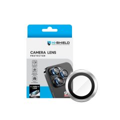 Hishield Aluminium Lens Protector กระจกกันรอยเลนส์กล้อง iPhone 16 / iPhone 16 Plus - Silver