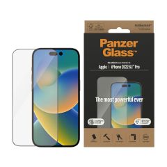 PanzerGlass Ultra Wide Fit with Applicator - ฟิล์มกระจกนิรภัย iPhone 14 Pro แบบเต็มจอ